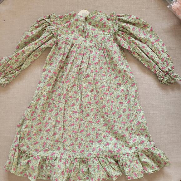 Claudine Green Floral Percher Dress - Picture 7 of 7